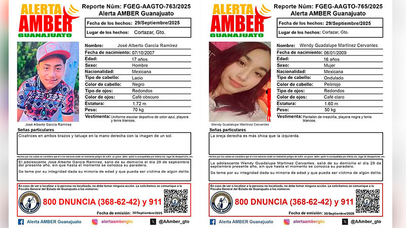 Familias se manifiestan en Cortazar; alcalde promete apoyo en búsqueda de dos estudiantes desaparecidos 