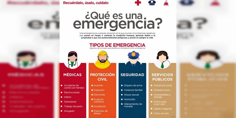 Ya hay 911 para emergencias en Michoacán - Foto 0 