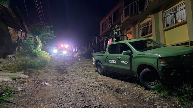 Revientan campamento del crimen en Zamora, Michoacán; Policías y militares abaten a tres sujetos y detienen a cuatro más 