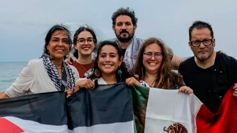 Mexicanos en flotilla Sumud serán llevados a centro de detención en Israel: SRE 