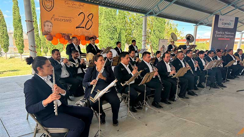 Inicia Banda de Música del Estado temporada de conciertos didácticos en escuelas 
