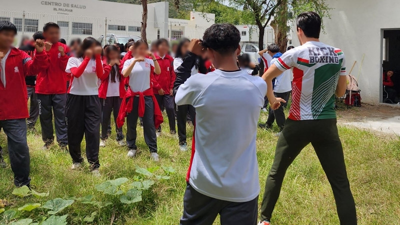 Conmemora SESA aniversario del CECOSAMA El Palmar en Cadereyta de Montes, Querétaro 