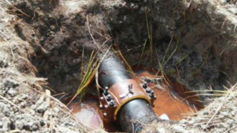 Aseguran toma clandestina en ducto de PEMEX en Tarímbaro, Michoacán 
