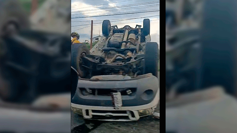 Choque vehicular en Morelia, Michoacán deja un lesionado 