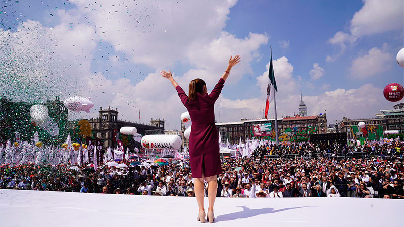 Reafirma Claudia Sheinbaum que México va por el camino correcto