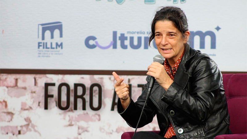 Autora portuguesa Patrícia Portela se presenta en la Feria Internacional del Libro y la Lectura de Morelia 