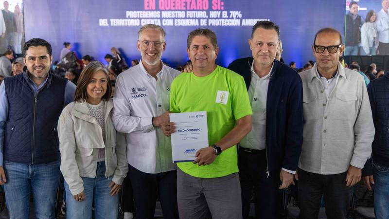 Reconoce Mauricio Kuri participación de la ciudadanía queretana en el cuidado del medio ambiente 