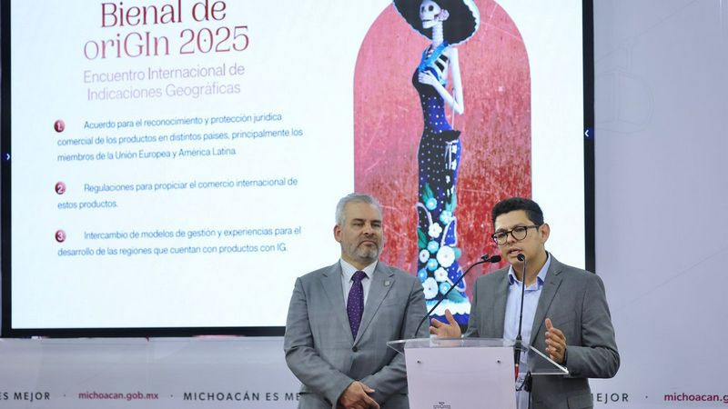 Miércoles inicia en Morelia encuentro internacional de indicaciones geográficas oriGIn: Bedolla 