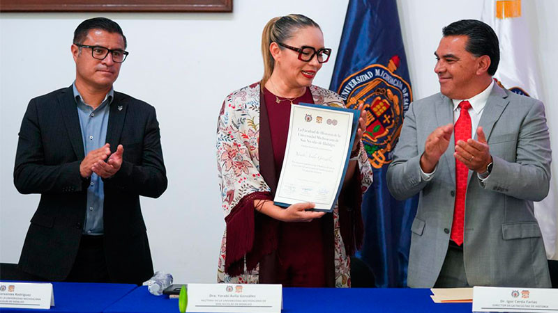 Facultad de Historia de la UMSNH evoluciona, camina hacia la renovación; Yarabí Ávila señala que es necesario ajustarse a los nuevos tiempos 