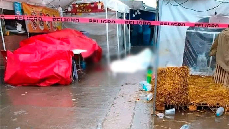 En Peribán, Michoacán: Fallecen tres personas en ataque armado durante riña en fiesta patronal