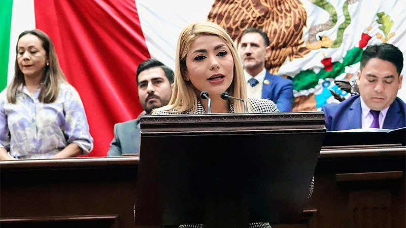 Diputada Sandra Garibay denuncia exclusión y falta de coherencia en designación de oradora en Sesión Solemne de Apatzingán 