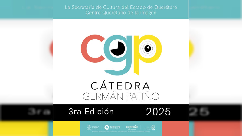 Convoca SECULT a participar en la Cátedra Germán Patiño en Querétaro 