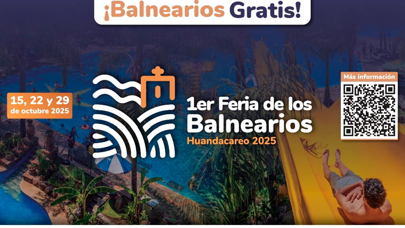 Alexis Velázquez invita a disfrutar de la Primera Feria de los Balnearios en Huandacareo 2025 