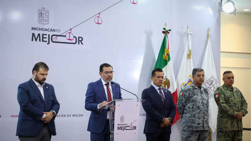Michoacán, en la posición 25 con baja incidencia delictiva a nivel nacional: Juan Carlos Oseguera 