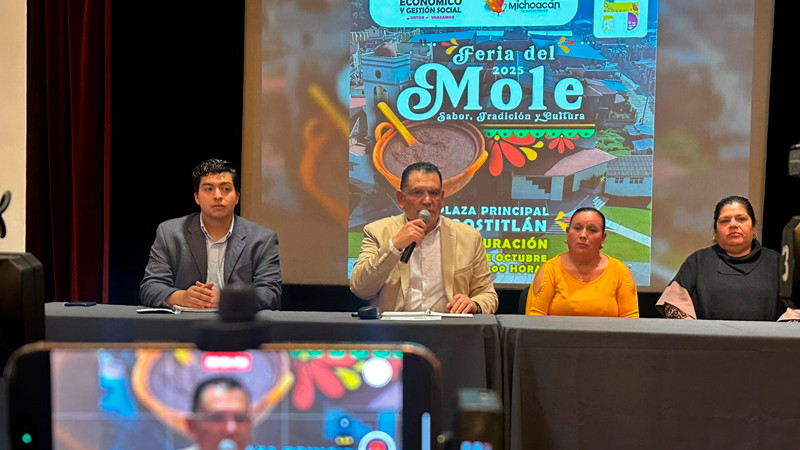 La Feria del Mole llenará de sabor y tradición la comunidad de Agostitlán: Sectur 