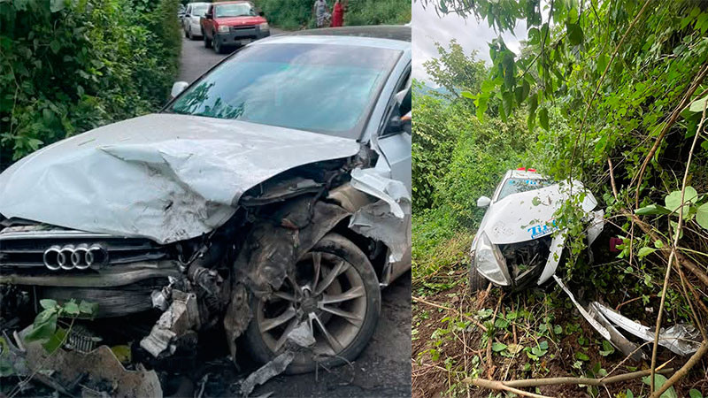 Accidente vehicular en Huetamo, Michoacán deja un fallecido y tres heridos 