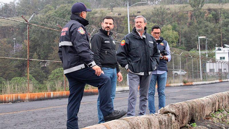  Desfogue de la presa de Cointzio no representa riesgo: Yankel Benítez 