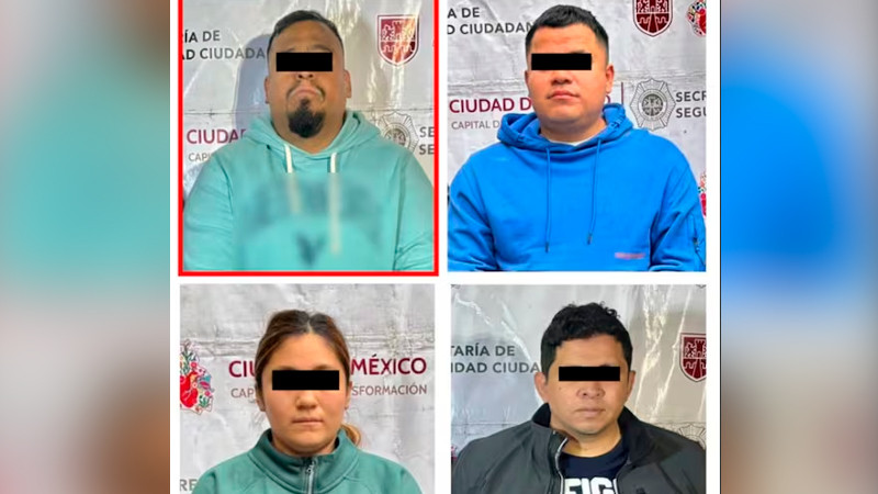 Cae presunto líder de banda dedicada al trasiego de estupefacientes en la CDMX; hay 3 cómplices detenidos 