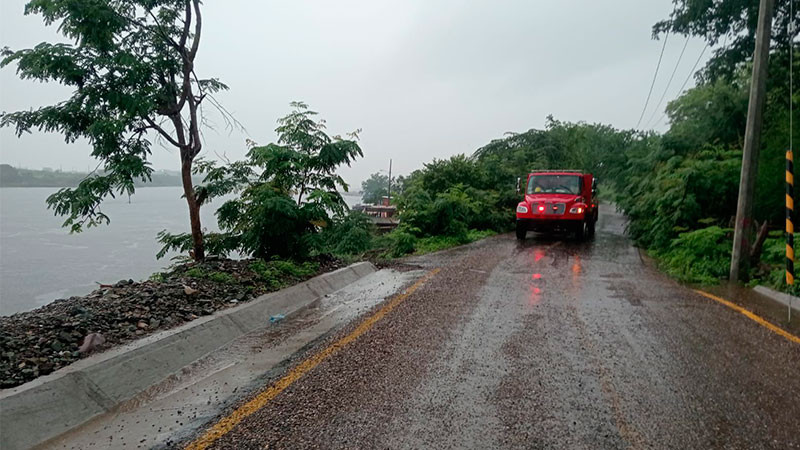 PC Michoacán activa refugios y refuerza vigilancia por tormenta tropical “Raymond" 