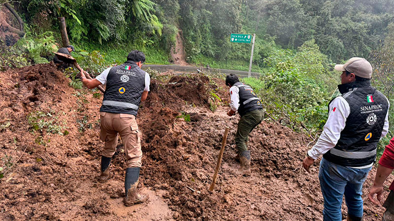 Gobierno de México mantiene operativo para apoyar a población afectada por lluvias en el país