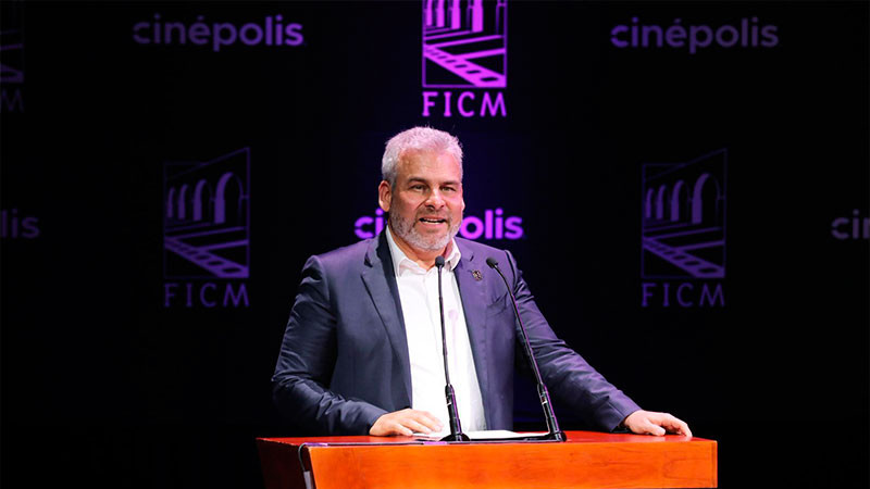 Inaugura Bedolla el 23 Festival Internacional de Cine de Morelia 