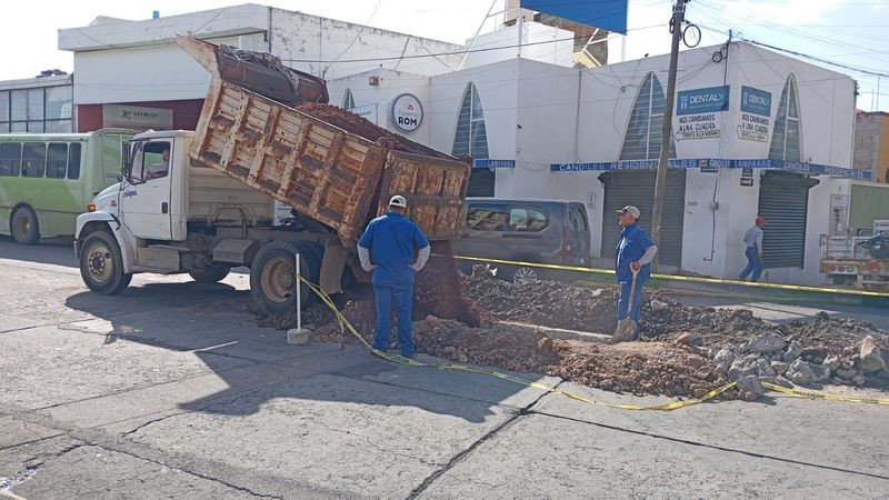 Ooapas concluye trabajos de reparación en la avenida Lázaro Cárdenas de Morelia, Michoacán 