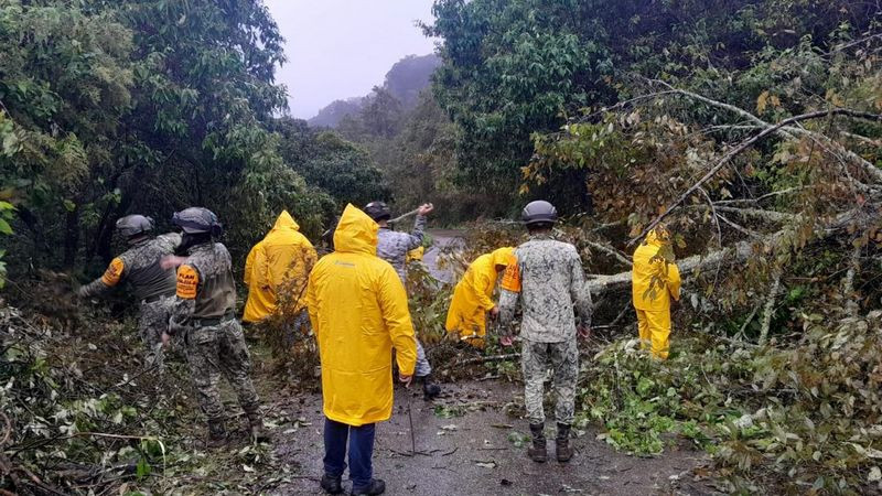 Gobierno de México atiende a población tras afectaciones por lluvias 