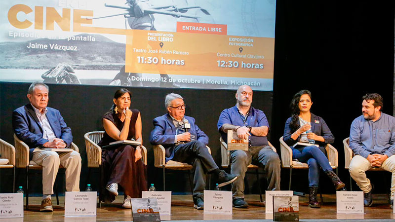 Cuarta República presenta el libro "Michoacán en el cine" en el FICM: Gabriela Molina  