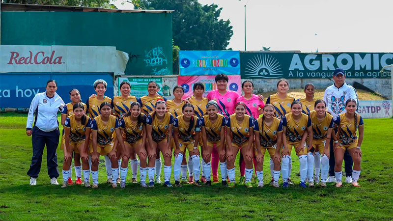 Logran segundo triunfo al hilo en la TDP las Chicas del Atlético Morelia UMSNH 