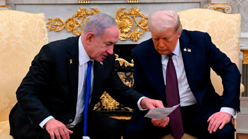 Trump pide indulto para Netanyahu en su juicio por corrupción 