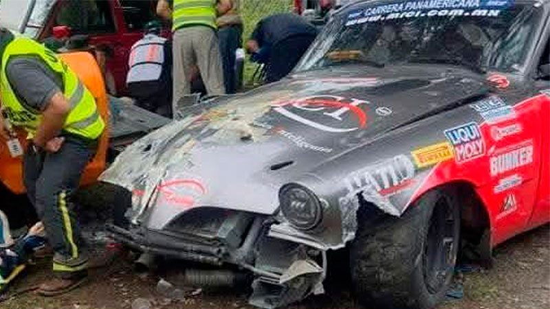 Investiga la FGE de Michoacán percance en Carrera Panamericana; hay nueve heridos 