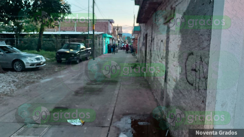 Ultiman a un individuo en la colonia Valencia Primera Sección de Zamora, Michoacán  