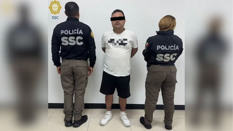 Cae presunto integrante de célula delictiva dedicada a la extorsión, secuestro y homicidio en la CDMX 