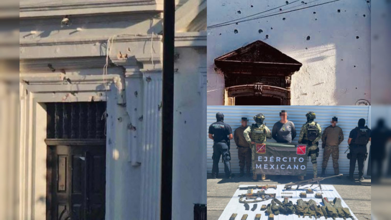 Se adjudica cartel ataque a la presidencia de Zinapécuaro, Michoacán; van dos agresiones en menos de un año 