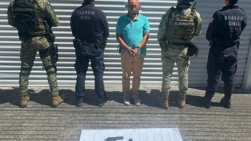 Blindaje Morelia: en posesión de arma de fuego detienen a presunto generador de violencia 