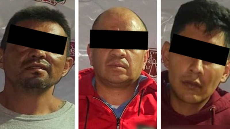 Caen tres presuntos miembros de grupo criminal de Tepito; les aseguran más de 500 dosis de enervantes 