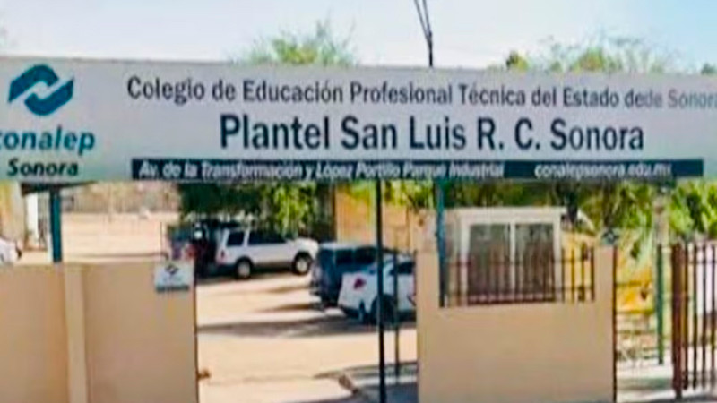 Expulsan a dos estudiantes de Conalep en Sonora por dar a beber sustancia tóxica a compañero 