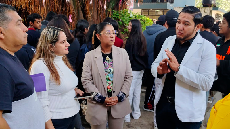 Inicia la Feria de la Salud en la EPLER de Uruapan 