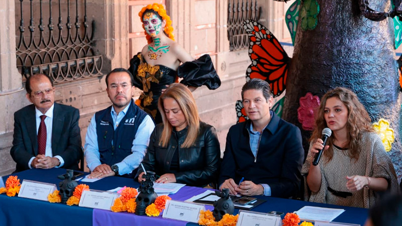 Presenta Gobierno de Morelia, Michoacán, convocatoria para Desfile de Catrinas y Catrines 