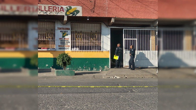 A balazos quitan la vida a trabajador de tortillería en Uruapan, Michoacán 