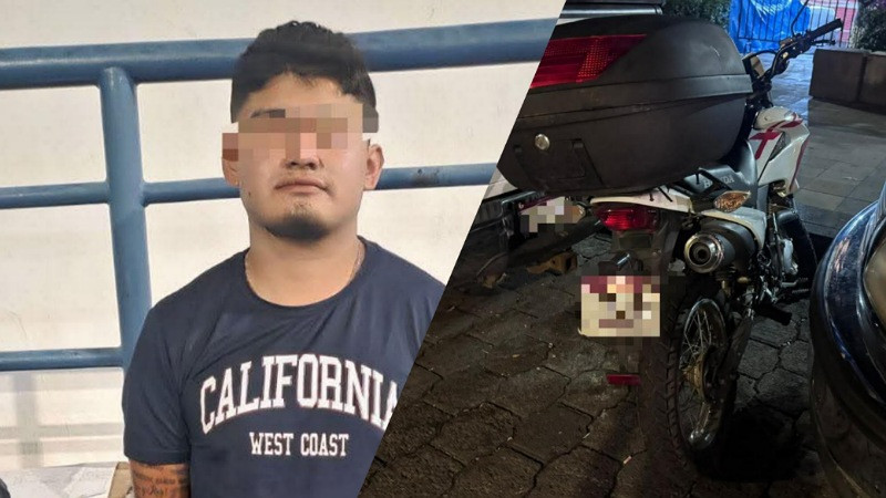 Arrestan a presunto implicado de realizar detonaciones de arma de fuego en pleno Centro de Morelia 
