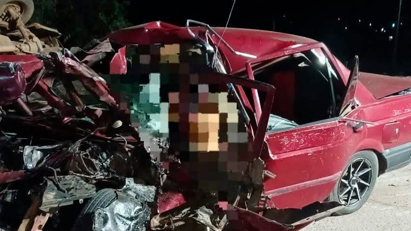 Accidente en Zitácuaro, Michoacán deja dos muertos