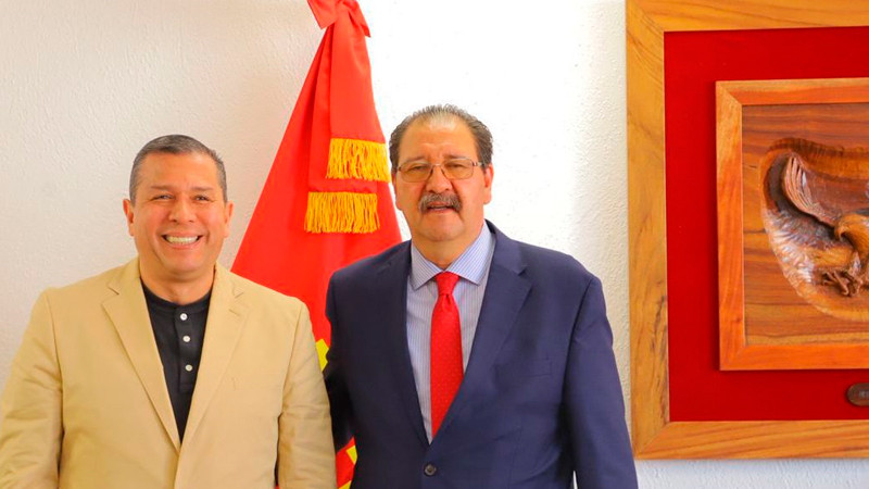 Unidad, organización y trabajo por Morelia y Michoacán, coinciden Juan Carlos Barragán y Reginaldo Sandoval 