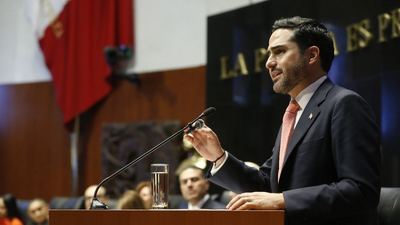 Respalda grupo parlamentario del PAN en el Senado trabajo de Omar García Harfuch en la SSPC 