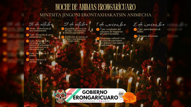 Erongarícuaro listo para recibir a turistas en Noche de Muertos: Sectur Michoacán 