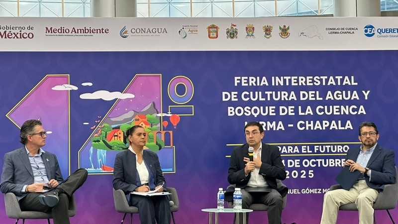 Arrancan Feria y Foro Interestatal de Cultura del Agua y Bosque en Querétaro 