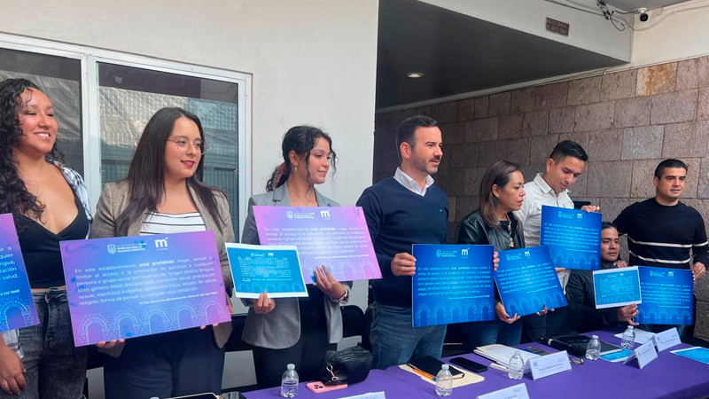 Gobierno de Morelia presentó distintivo municipal “Más Inclusión, Menos Discriminación” 