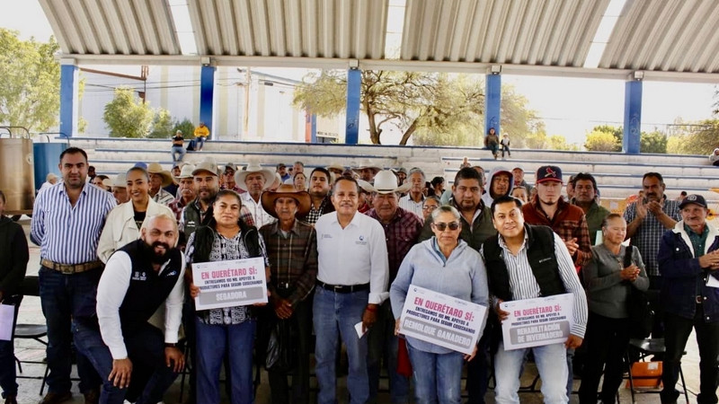 Impulsa SEDEA al campo sanjuanense con apoyos por casi nueve millones de pesos