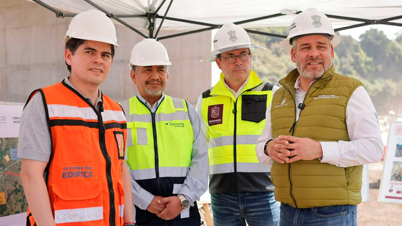 Supervisa Bedolla avances de la autopista Maravatío-Zitácuaro