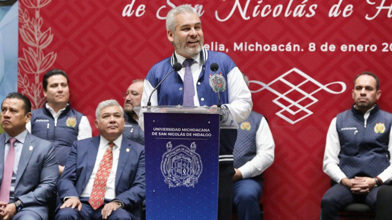 Presupuesto para UMSNH aumentará 7.35% en 2026: Bedolla